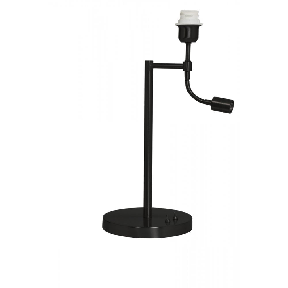 Lamp Base 20x46cm Calgary Matted Black With Led