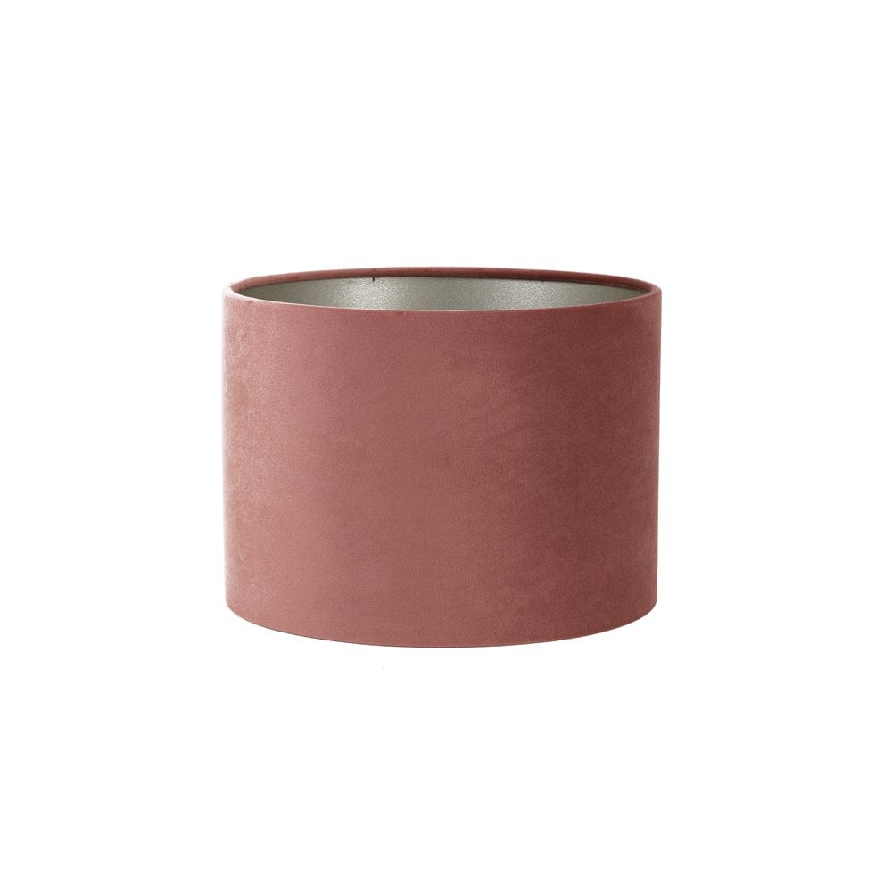 Shade Cylinder 40x40x30cm Velours Dusky Pink