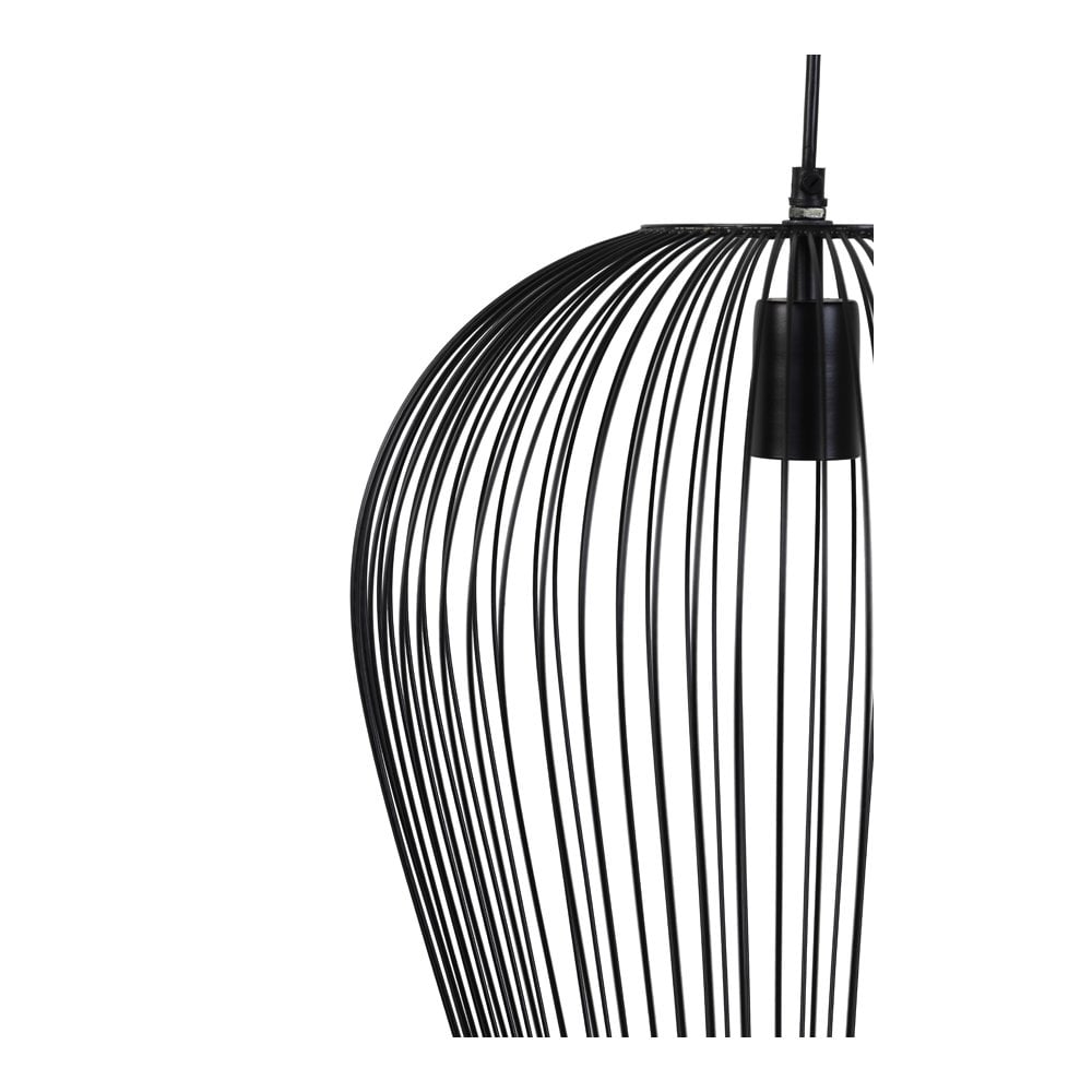 Hanging Lamp 31x40cm Abby Matt Black