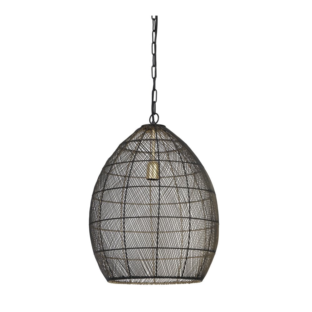 Hanging Lamp 40x53cm Meya BlackxGold