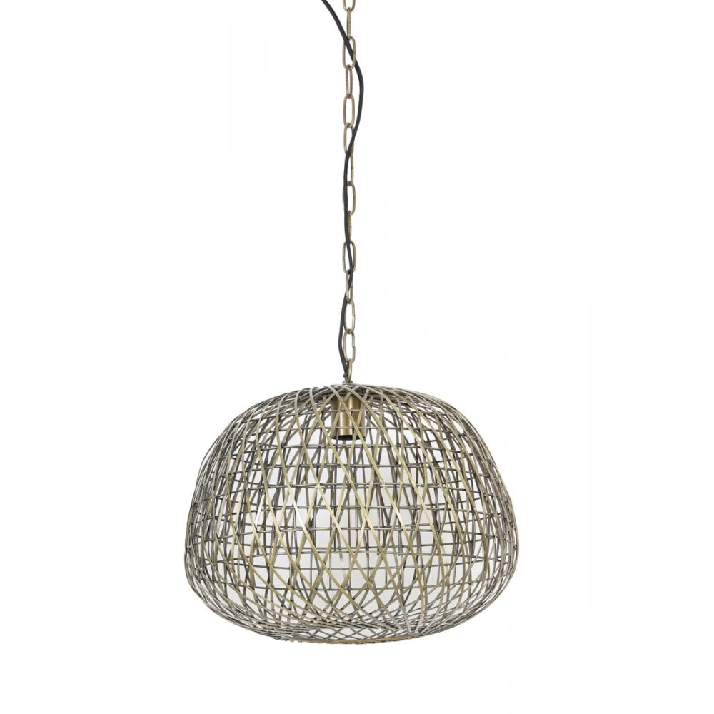 Hanging Lamp 40x35cm Alwina Antique Bronze