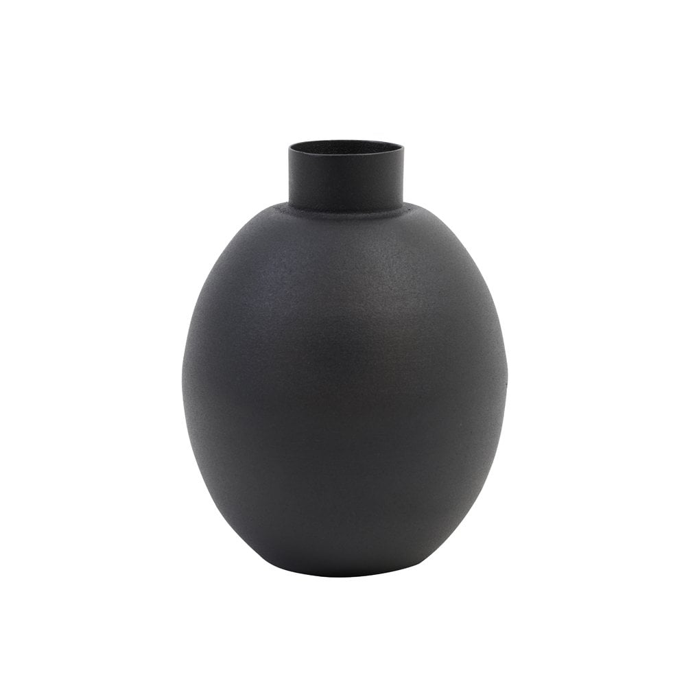 Vase Deco 12x16cm - Binco Matt Black