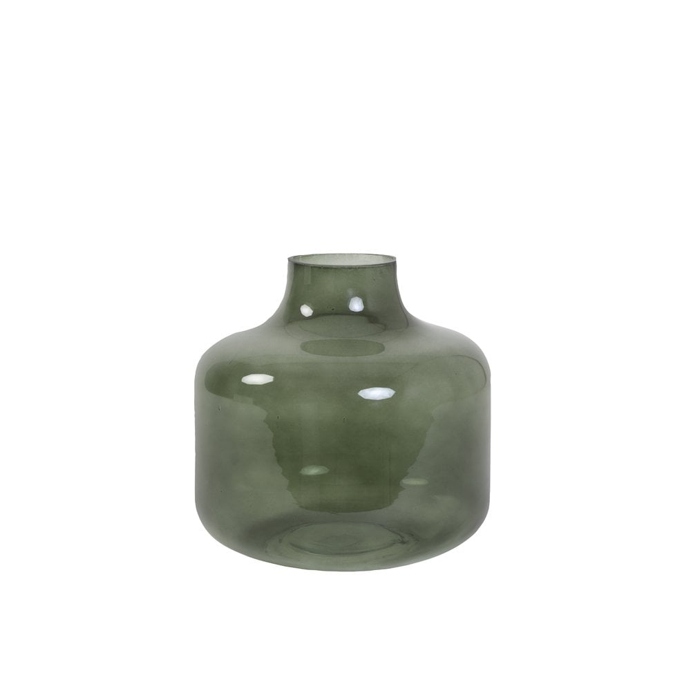 Vase 23x24cm - Phiene Glass Dark Green