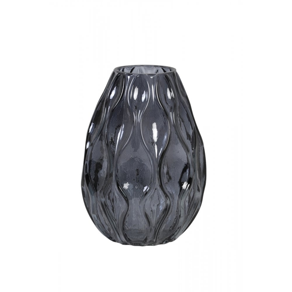 Vase 14.5x20.5cm - Tollin Glass Grey