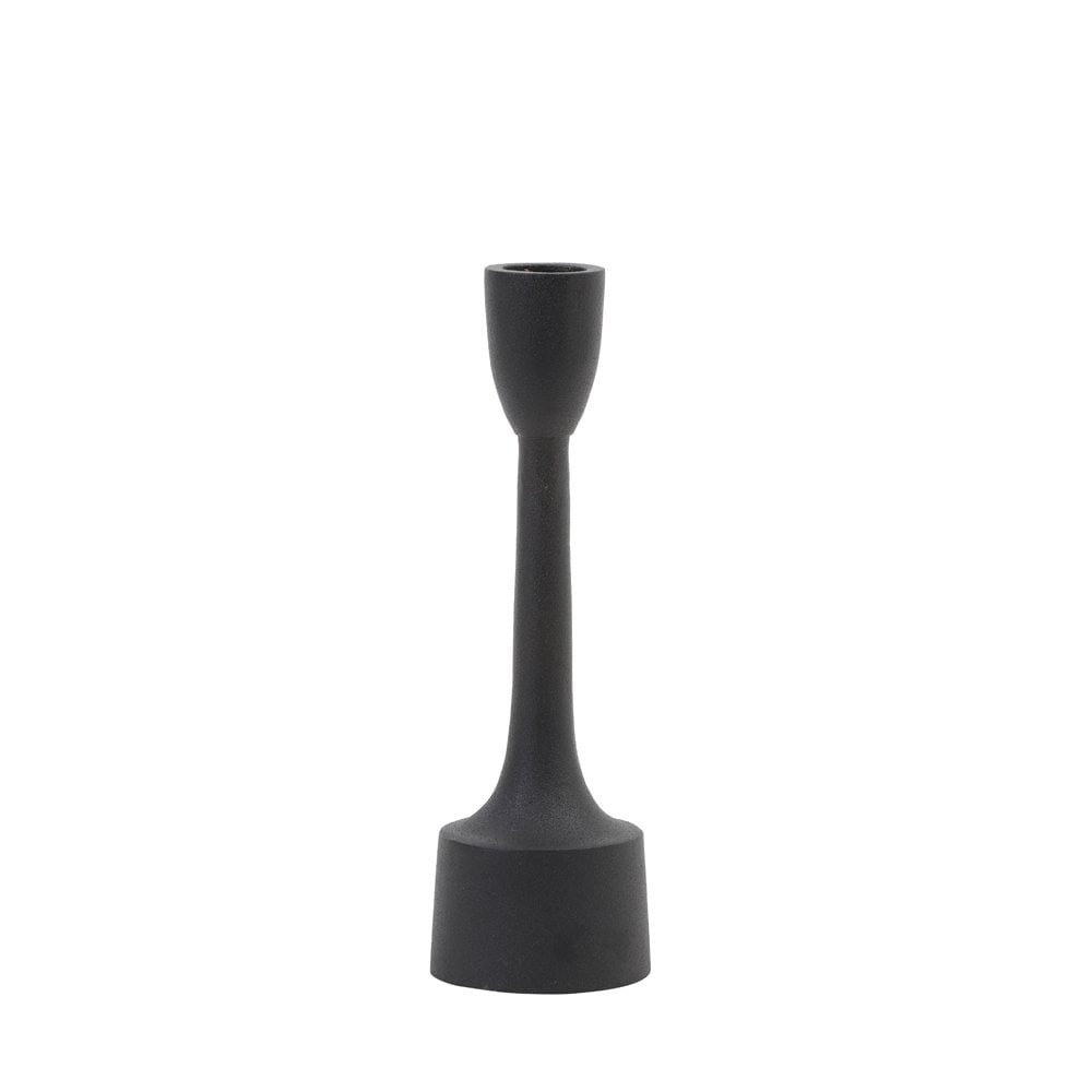 Candle Holder 5.5x18.5cm Culby Matt Black