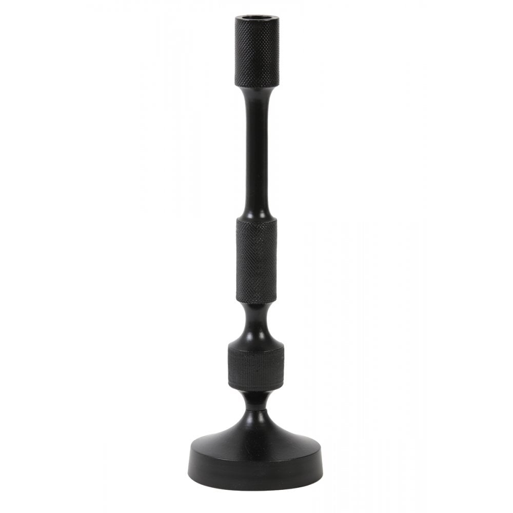 Candle Holder 10x36cm Aurier Matt Black