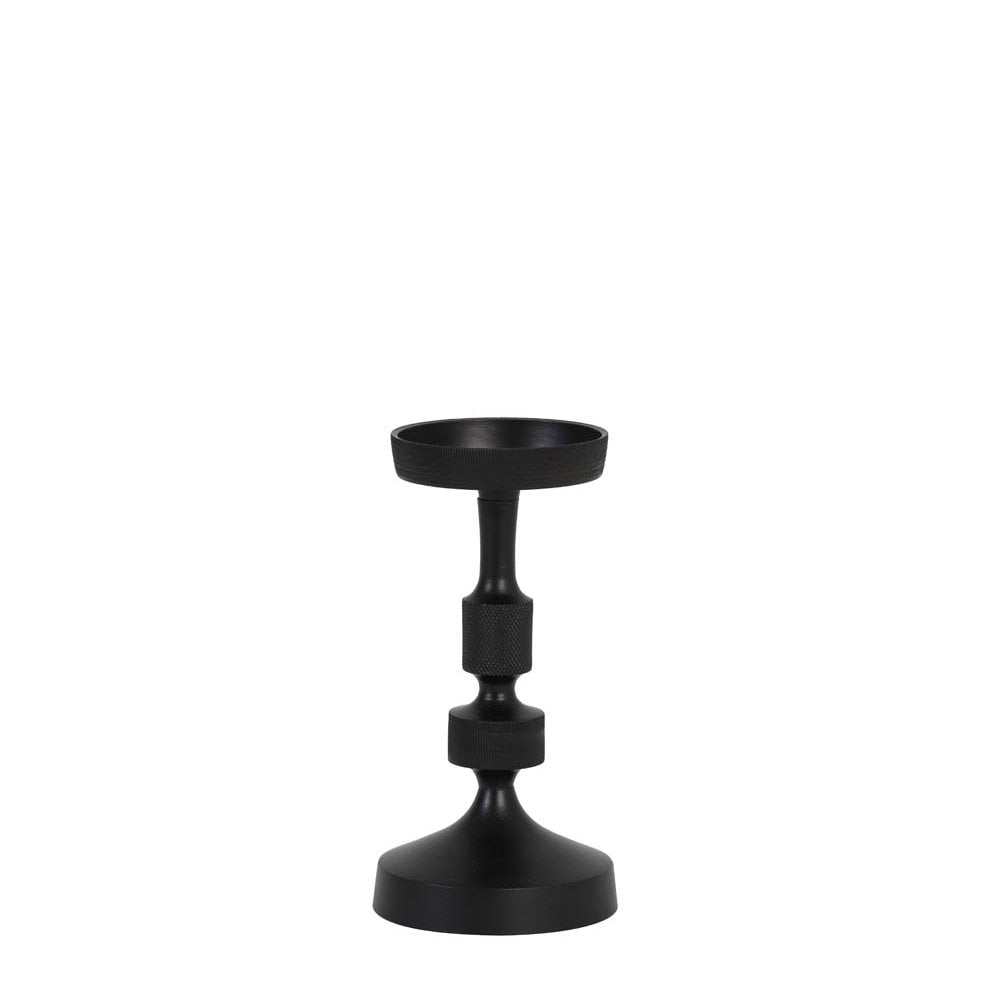 Candle Holder 10x21cm Kieran Matt Black