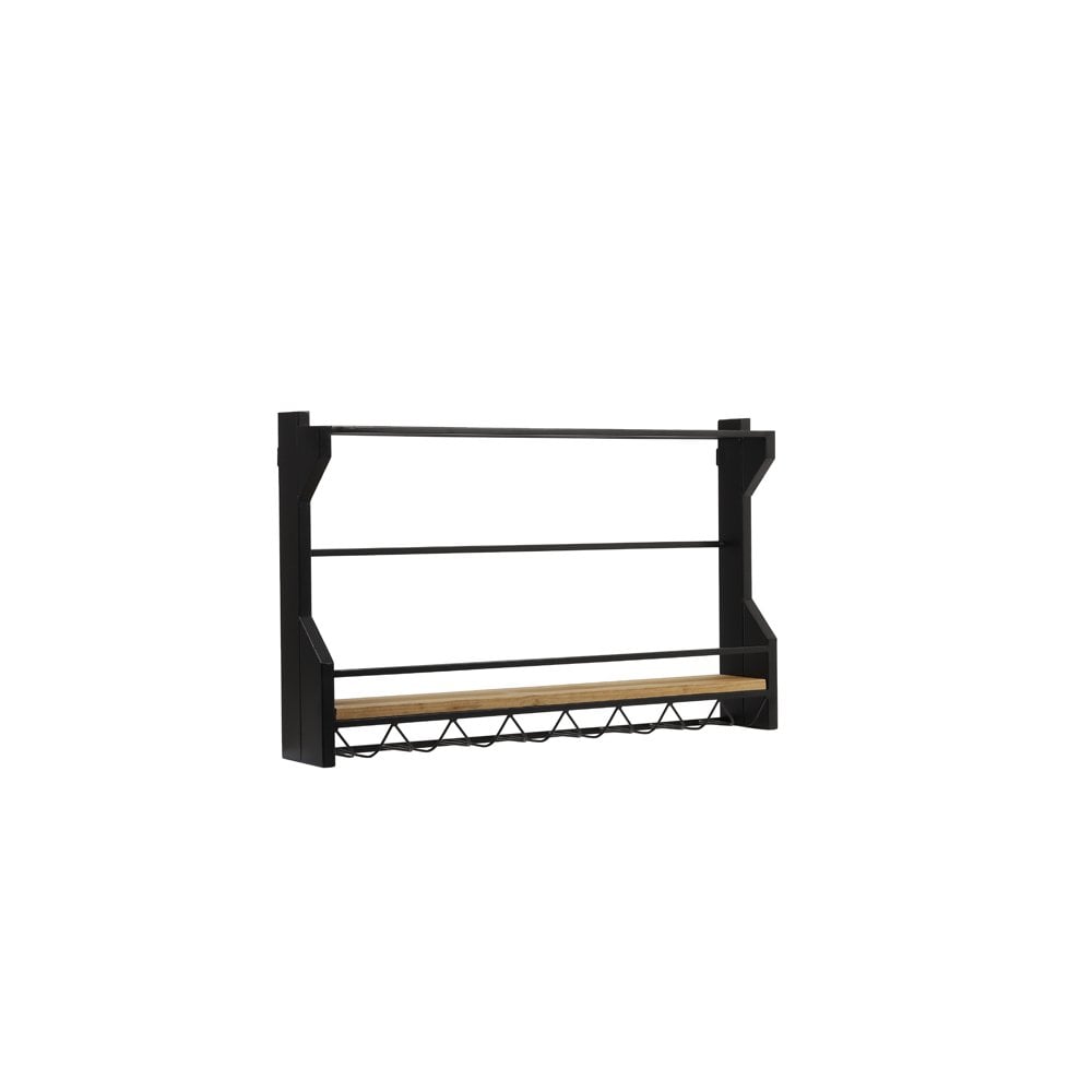 Wine Rack 80x12x48cm Muscan Black