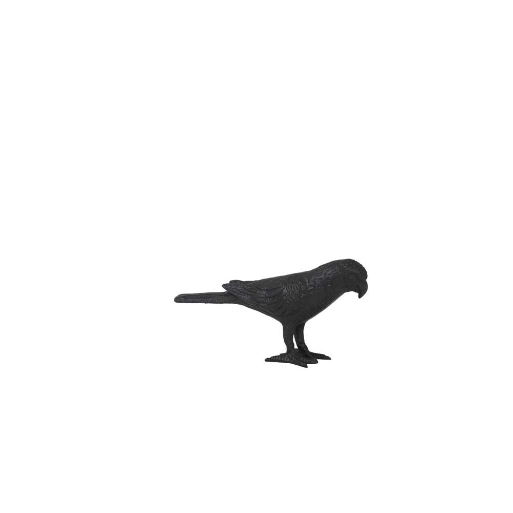 Ornament 19x5x11cm Bird Black