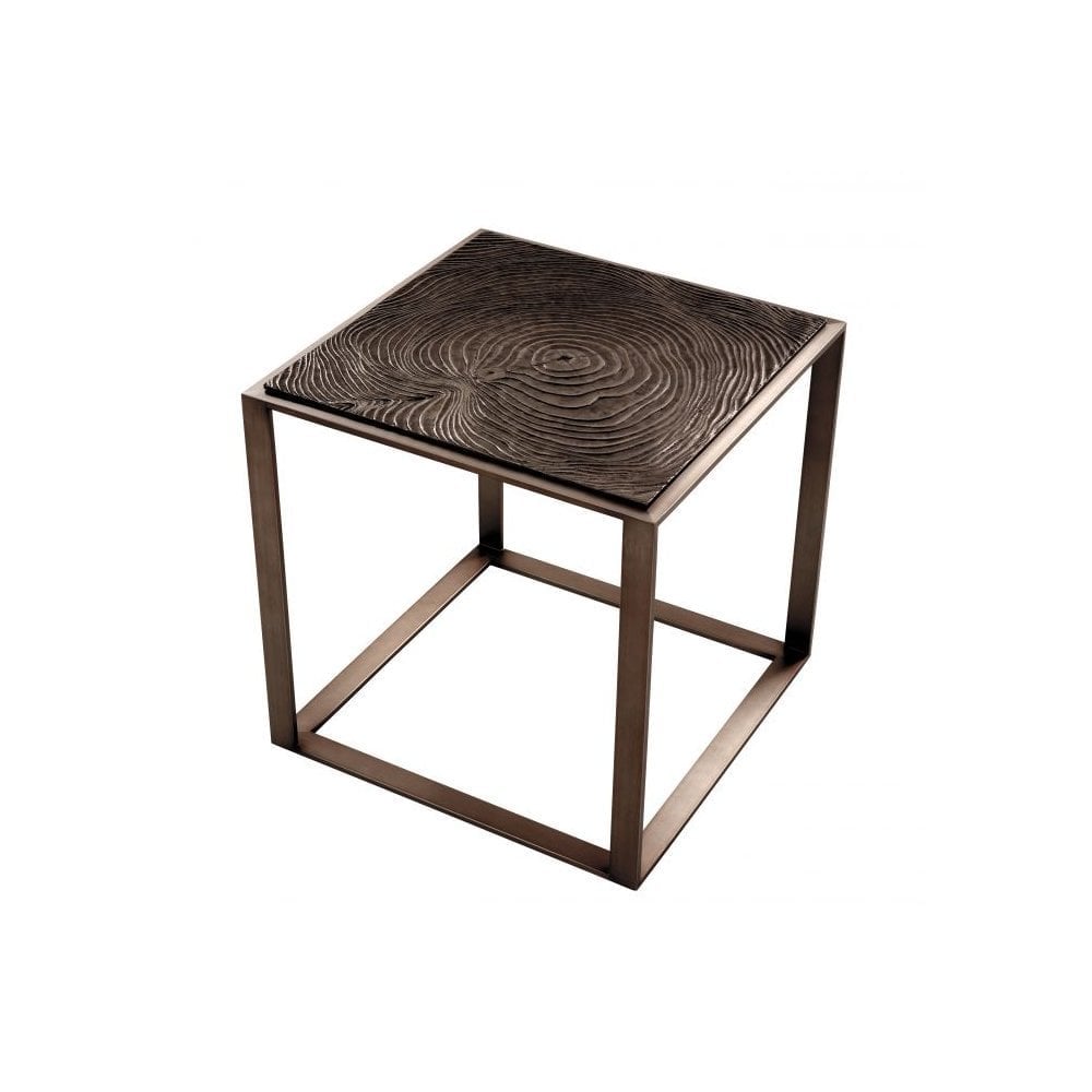 Side Table Zino, Light Bronze Finish