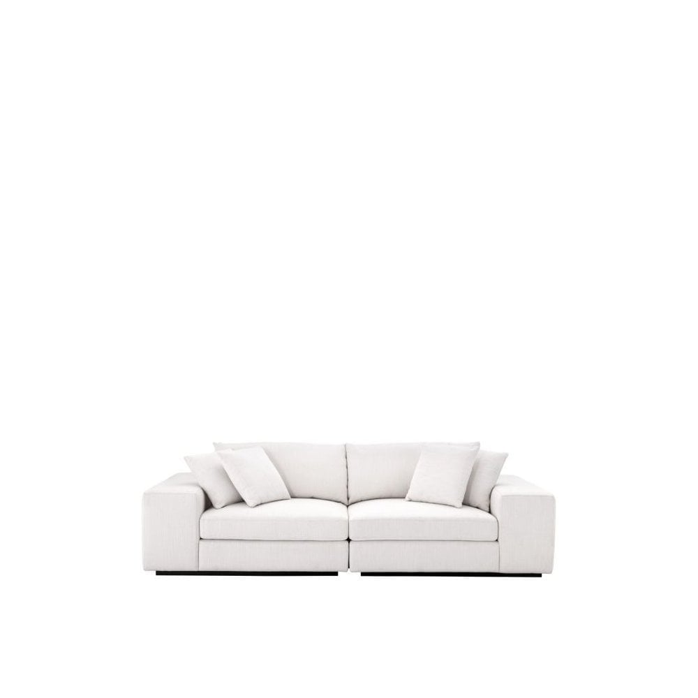 Sofa Vista Grande, Avalon White, Black Base