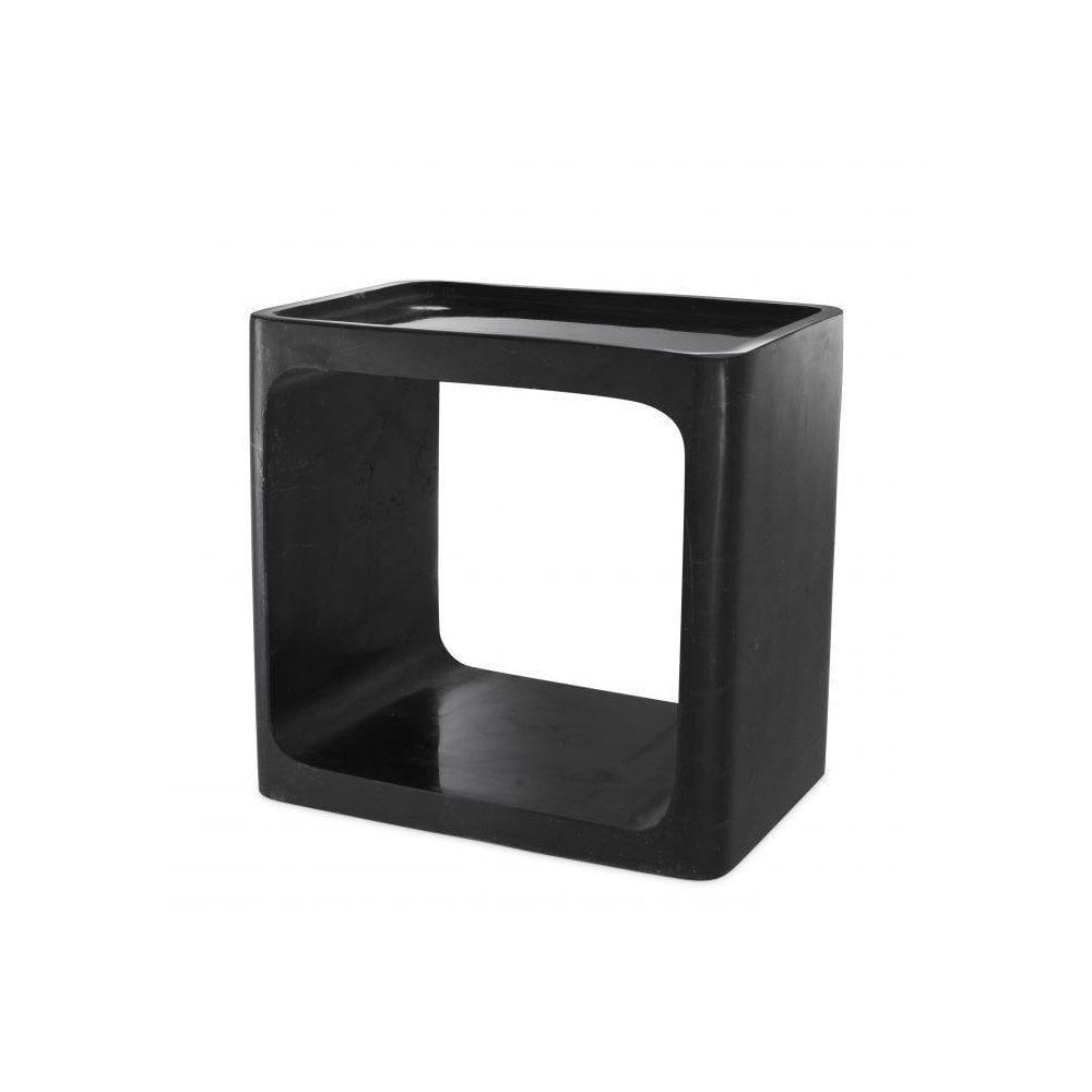 Side Table Vesuvio, Black Marble