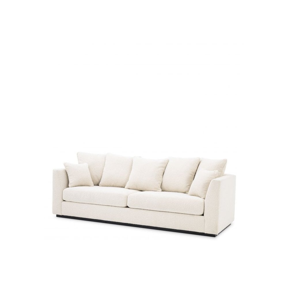 Sofa Taylor, Bouclé Cream, Black Base