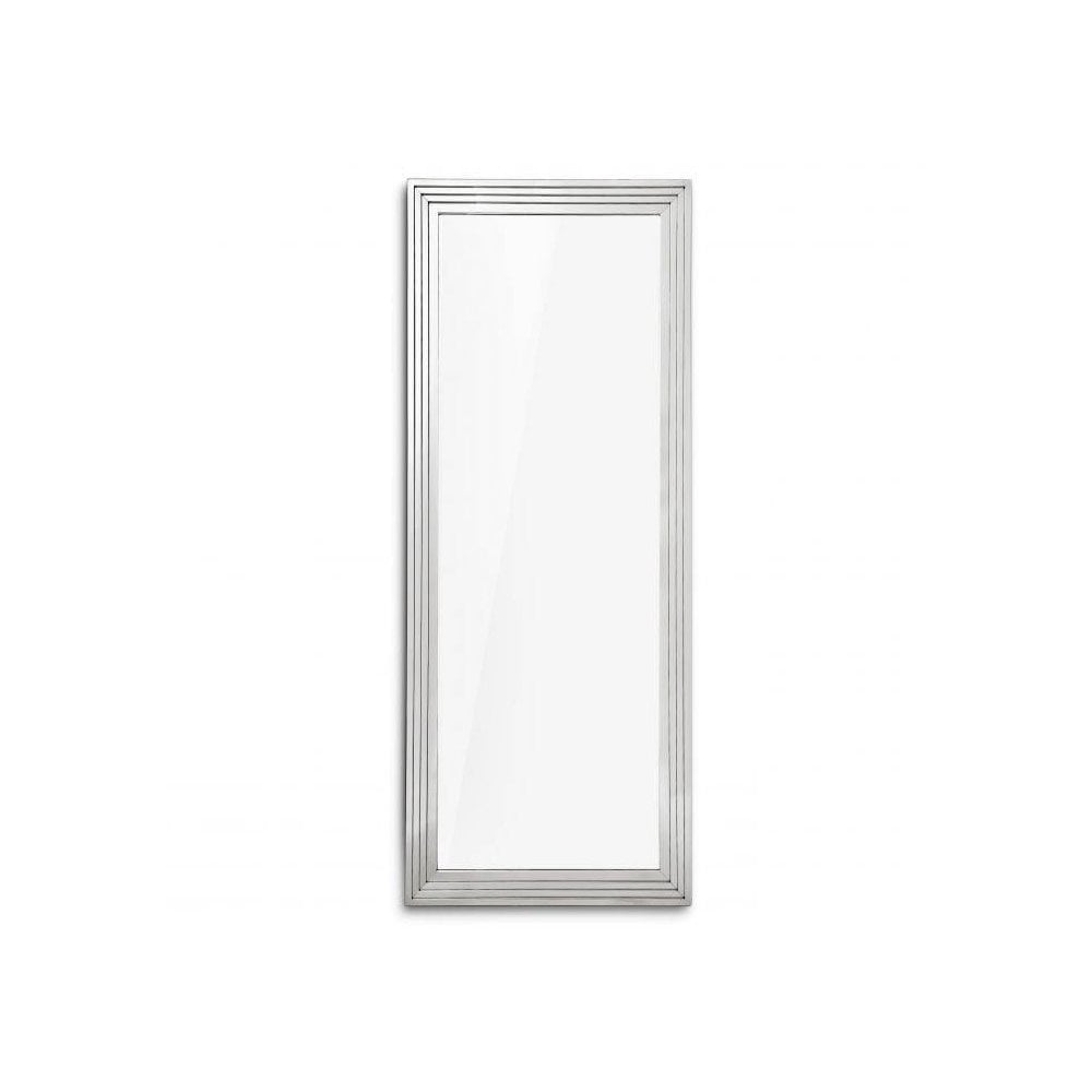 Mirror Levine rectangular, Polished Stainless Steel