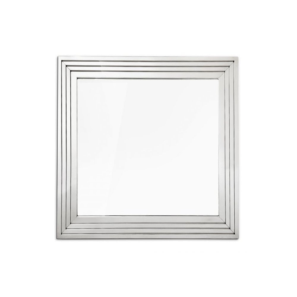 Mirror Levine square, Polished Stainless Steel