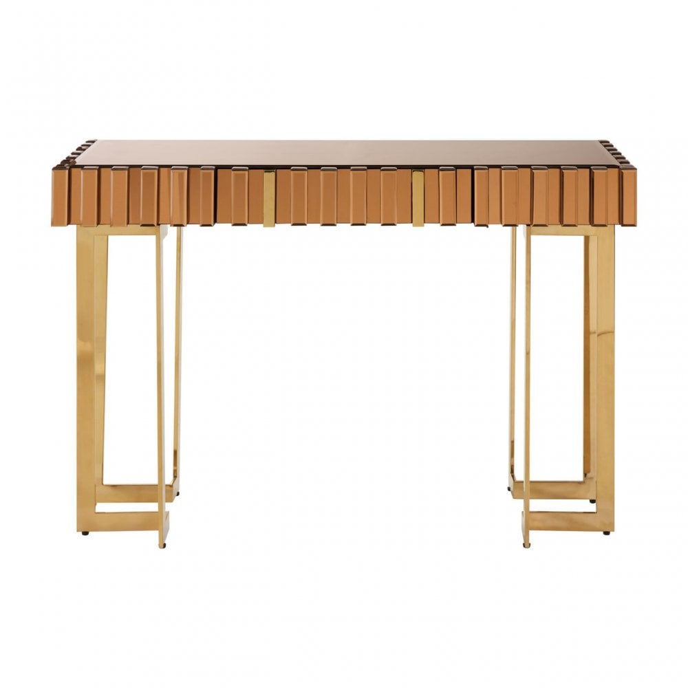 Rivoli Console Table, Gold