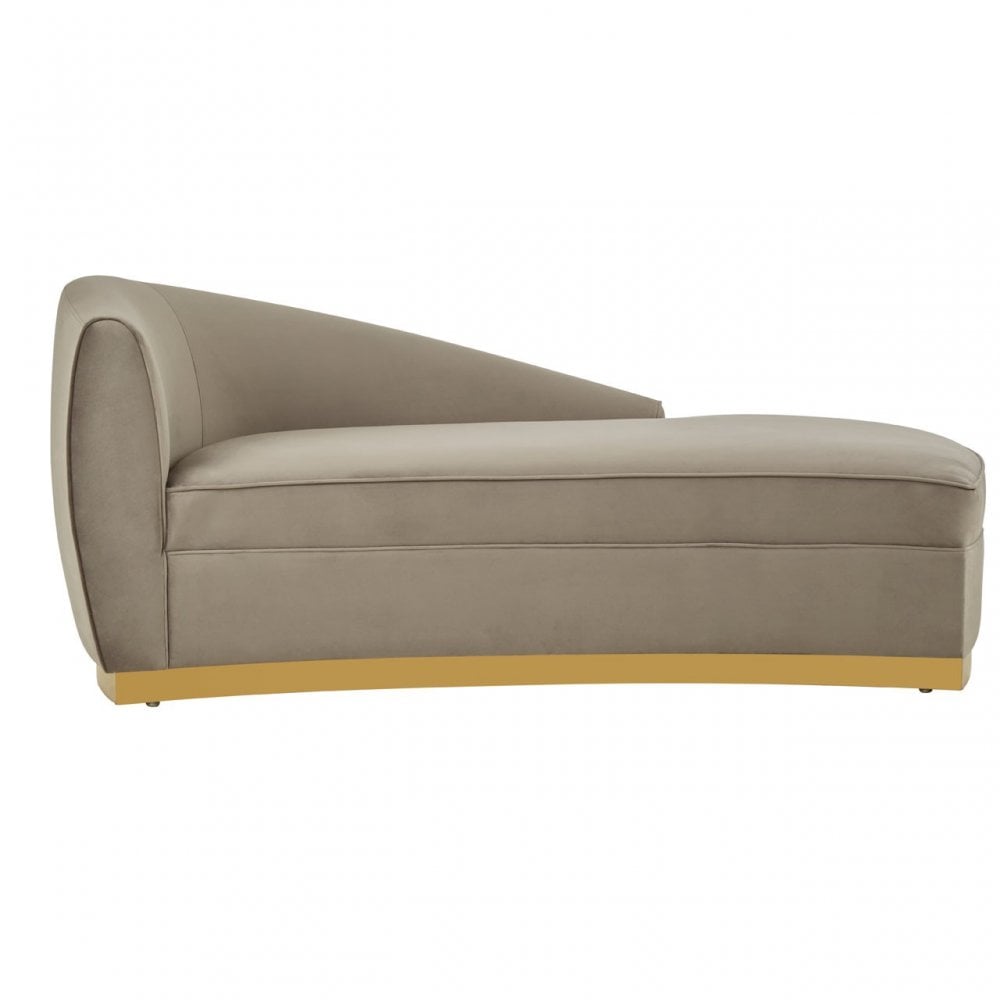 Batix Grey Left Arm Chaise Longue, Grey