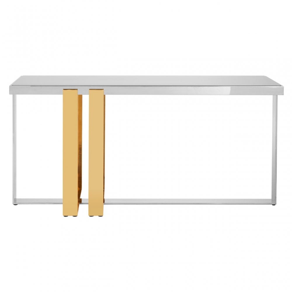 Demas Console Table, Gold