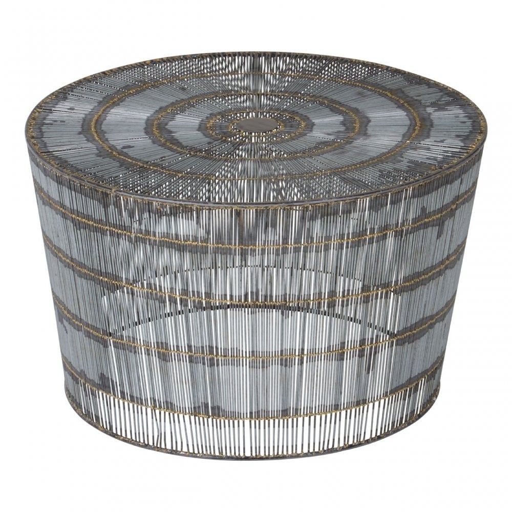 Templar Natural Wireframe Coffee Table, Natural