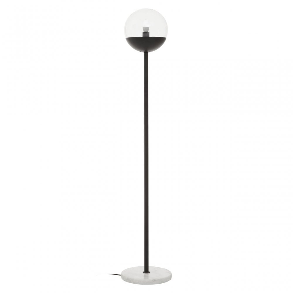 Revive Black Finish Metal Floor Lamp