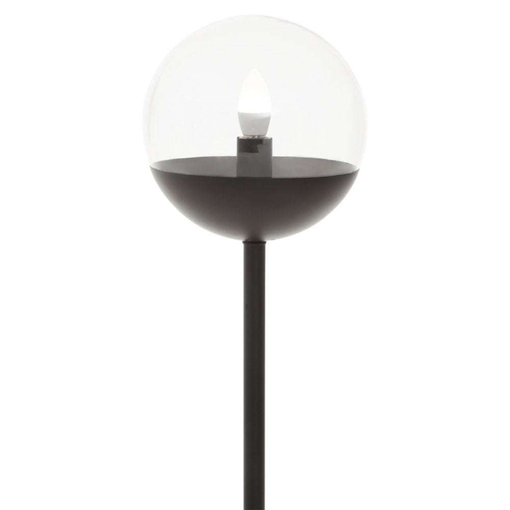 Revive Black Finish Metal Floor Lamp