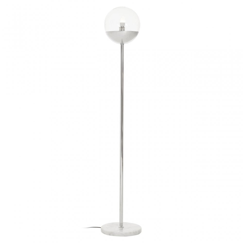 Revive Chrome Finish Metal Floor Lamp