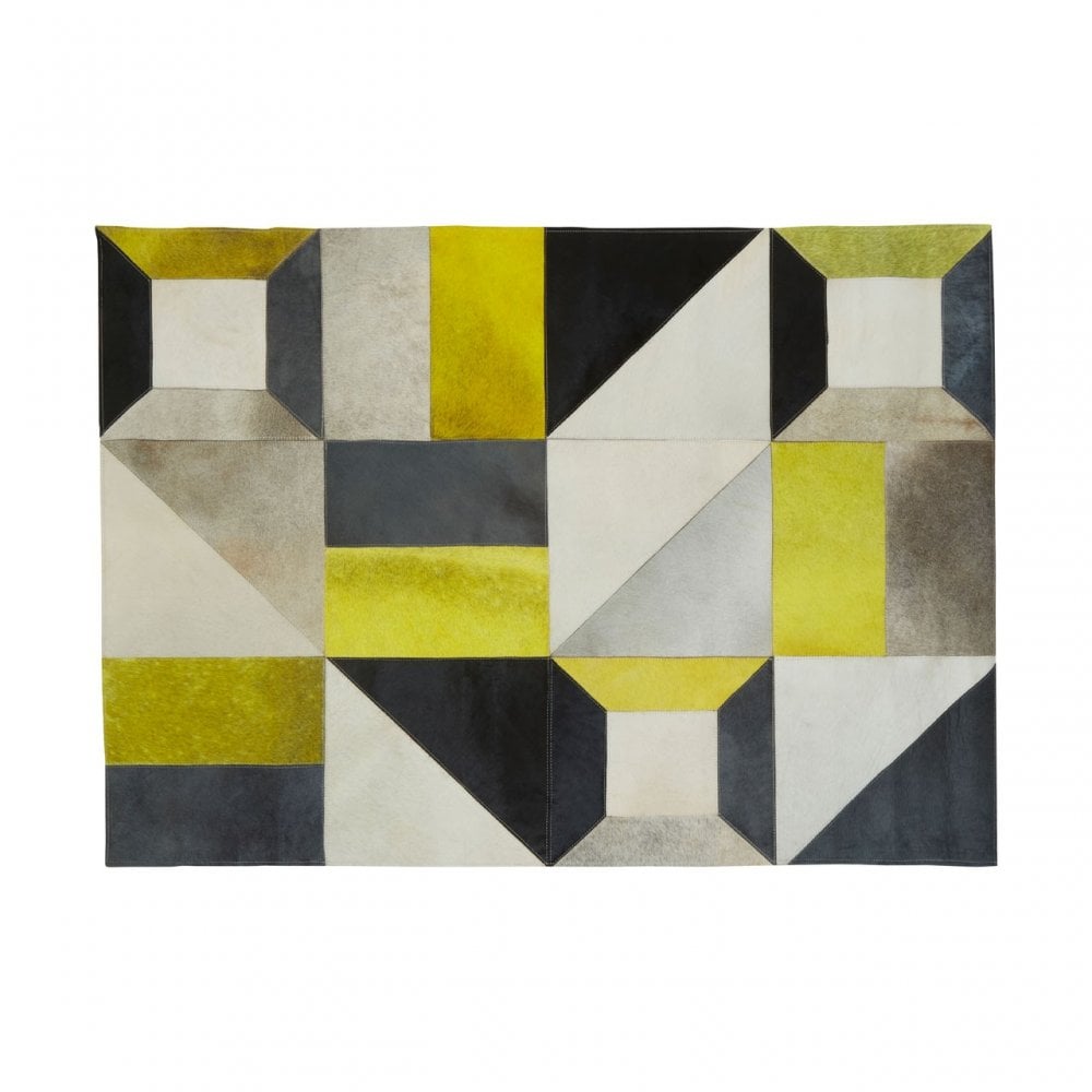 Safira Small Abstarct Rug, Black