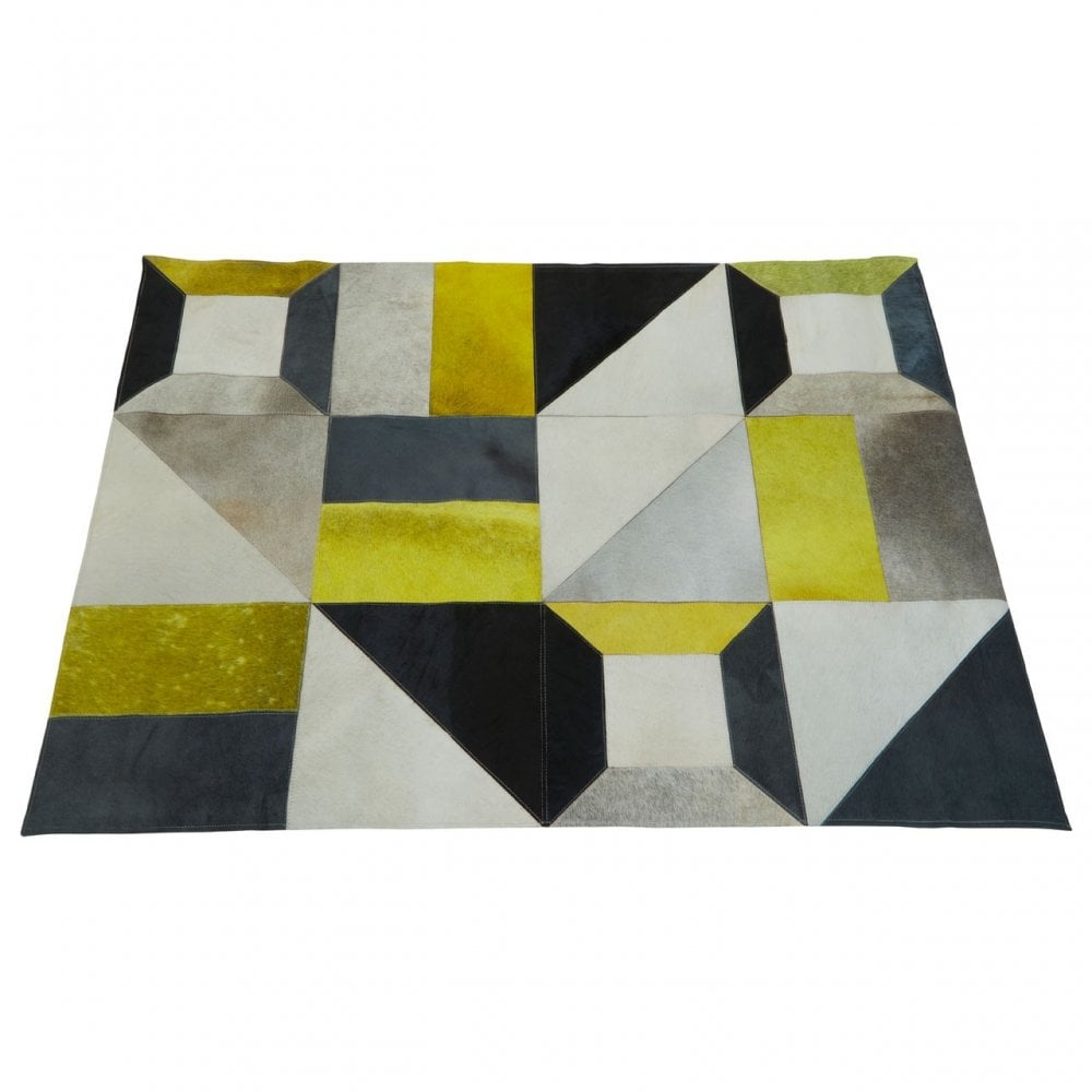 Safira Small Abstarct Rug, Black