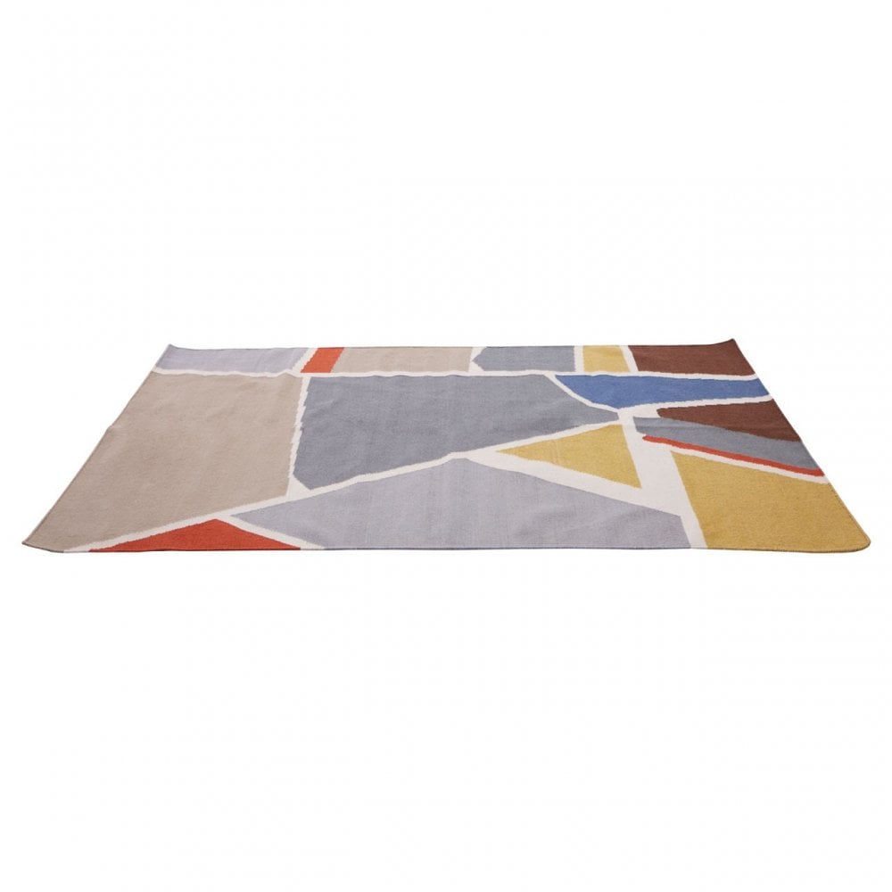 Bosie Villon Abstract Art Rug, Multi-Coloured