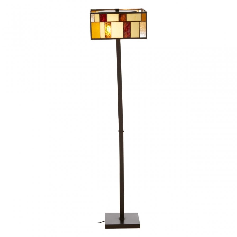 Waldorf Square Floor Lamp, Bronze