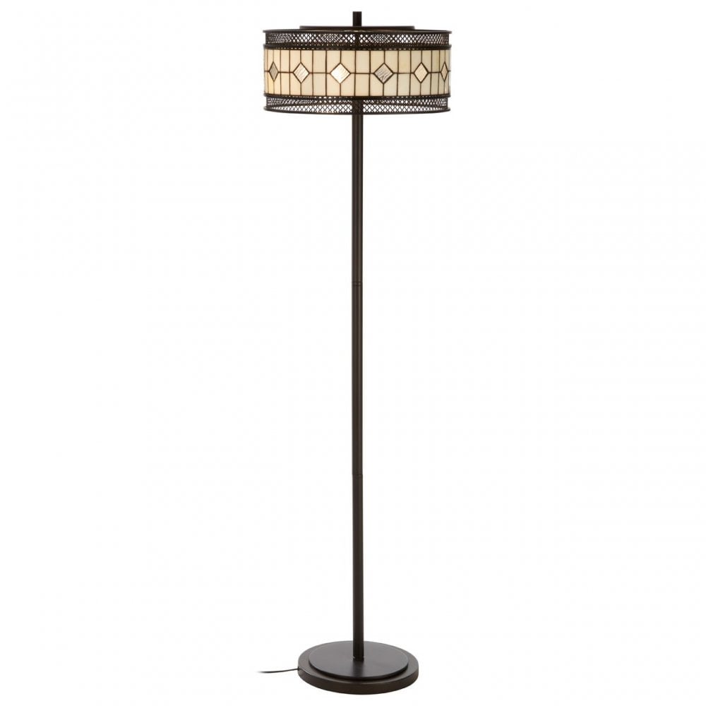 Waldorf Diamond Floor Lamp, Bronze