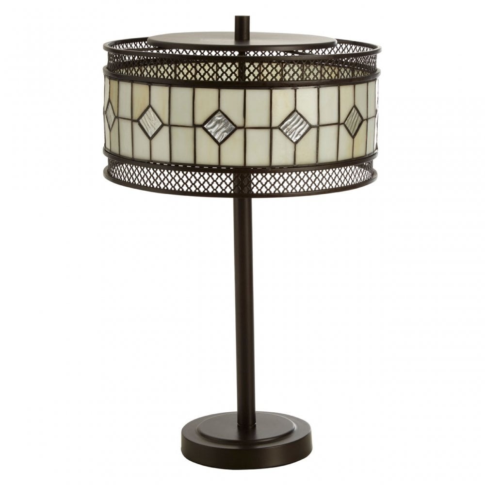 Waldorf Diamond Table Lamp, Bronze