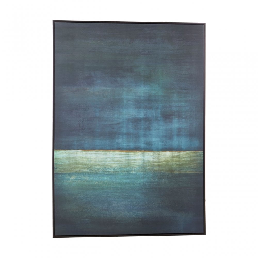 Astratto Canvas Teal Wall Art, Teal