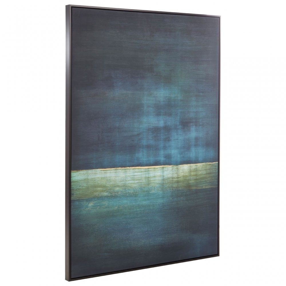 Astratto Canvas Teal Wall Art, Teal