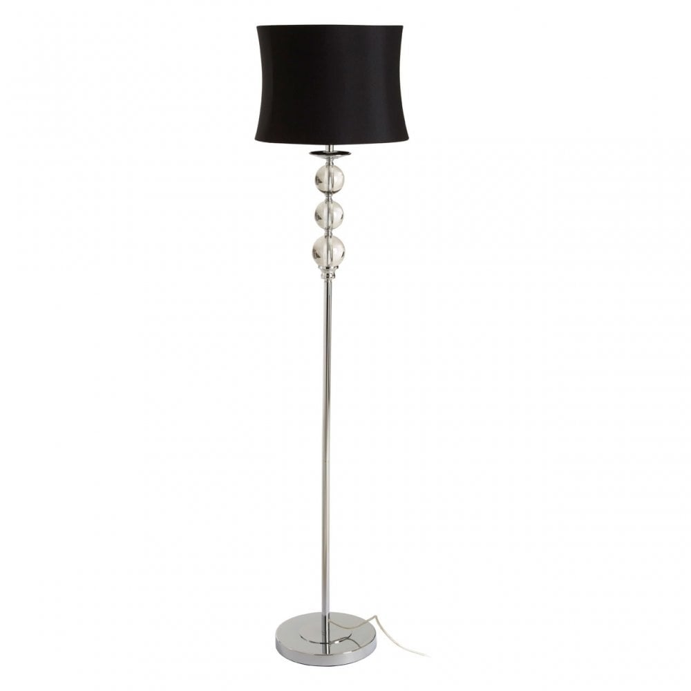 Hariot Floor Lamp, Silver