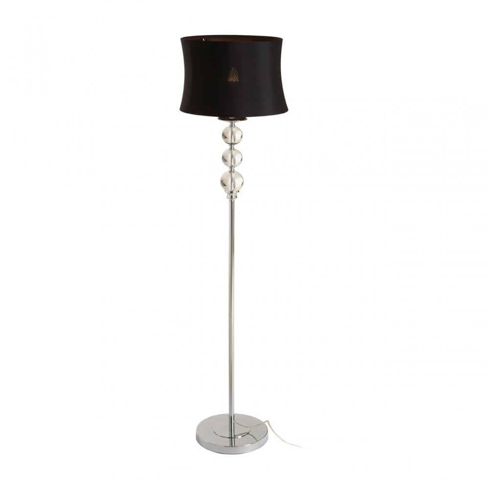 Hariot Floor Lamp, Silver