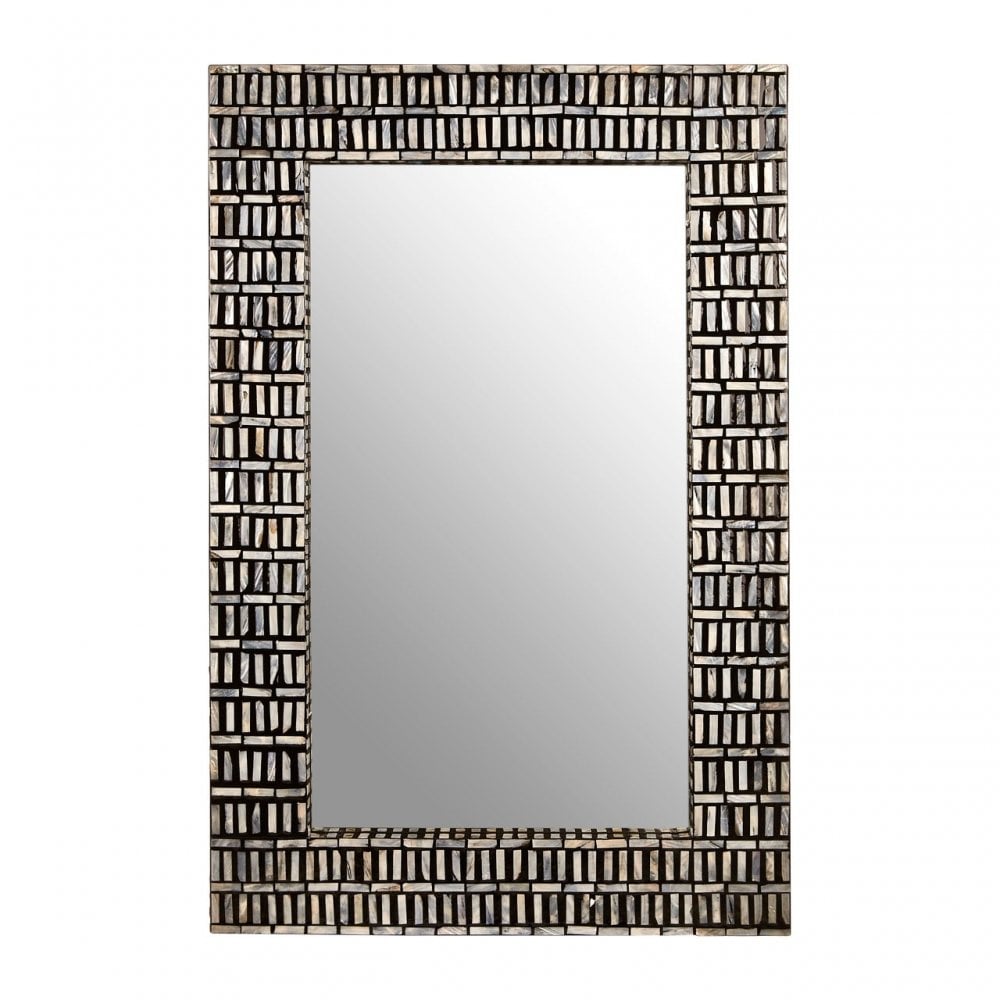 Bria Wall Mirror, Black