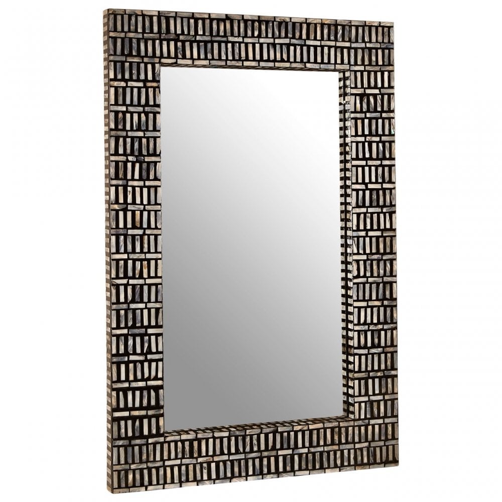 Bria Wall Mirror, Black