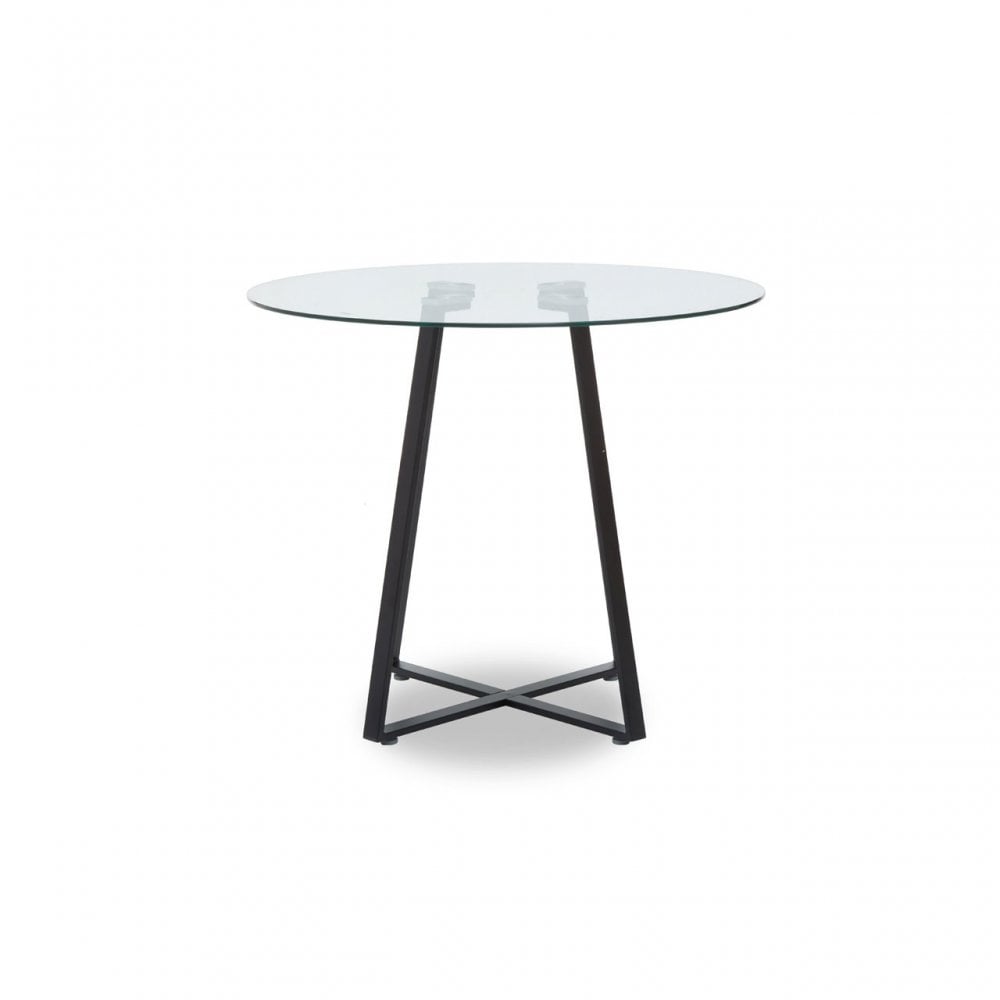 Metropolitan Round Glass Dining Table