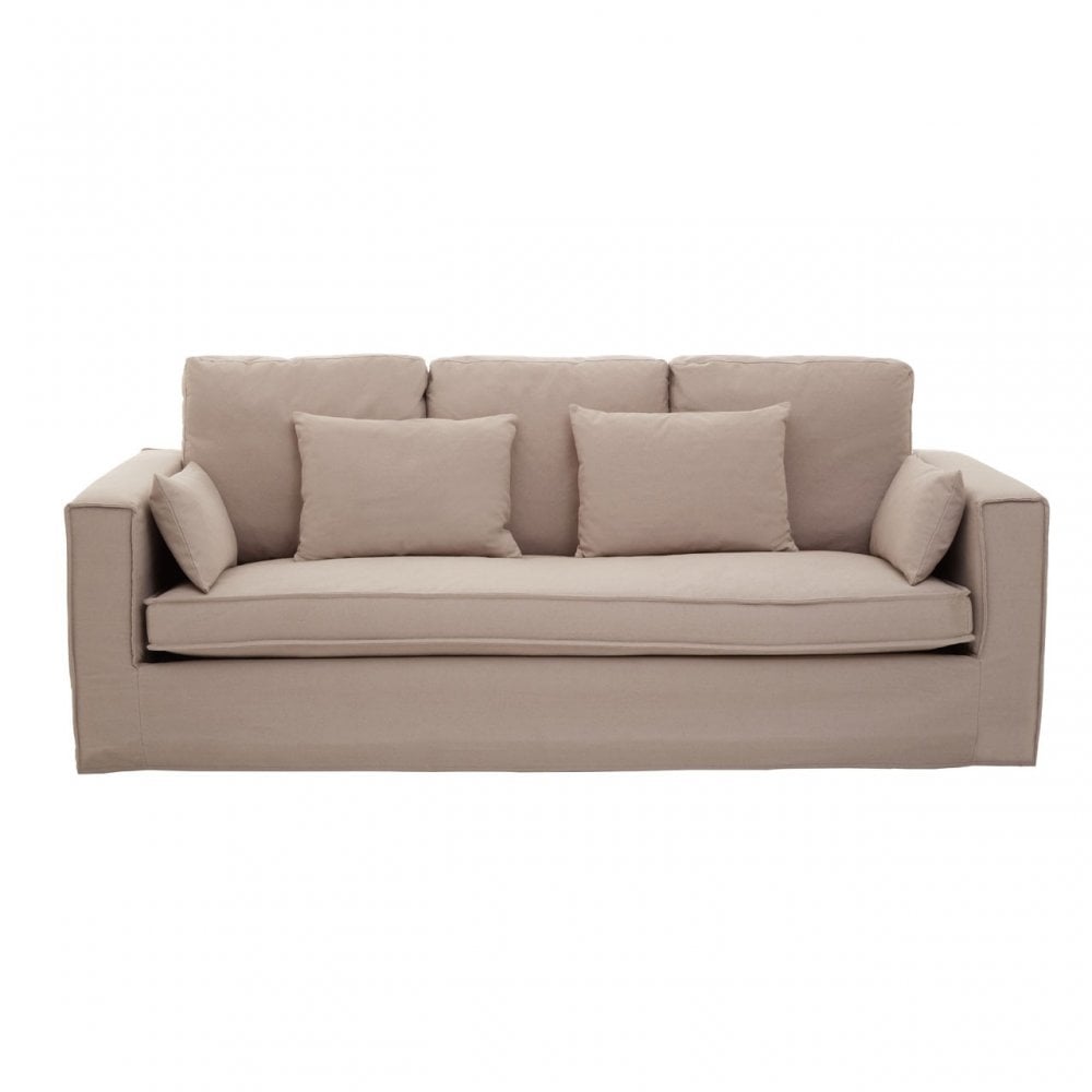 Menton 3 Seat Sofa, Grey