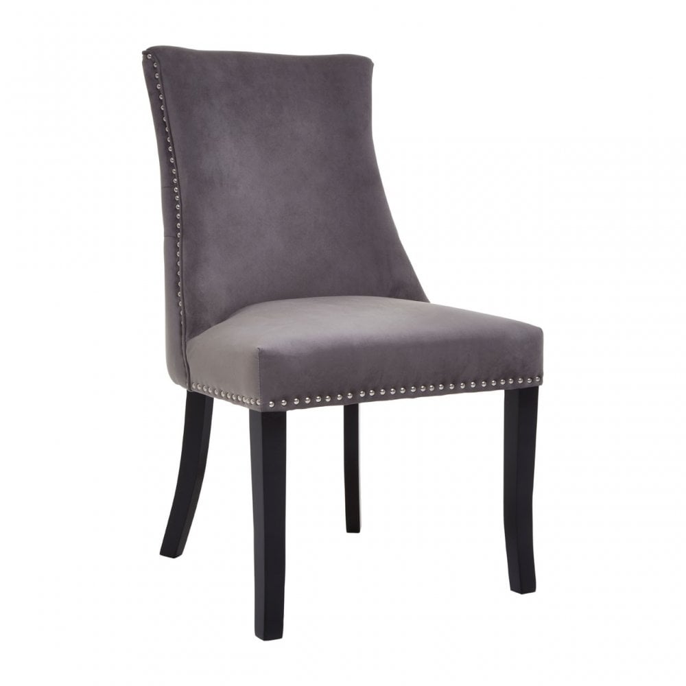 Kensington Townhouse Dark Grey Dining Chair, Grey