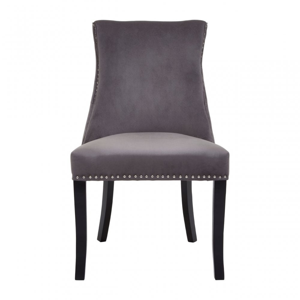 Kensington Townhouse Dark Grey Dining Chair, Grey