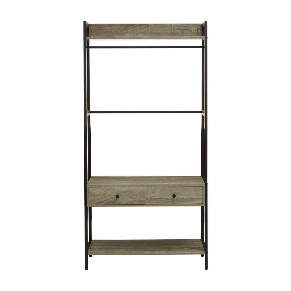 Bradbury Grey Oak Storage Unit, Grey