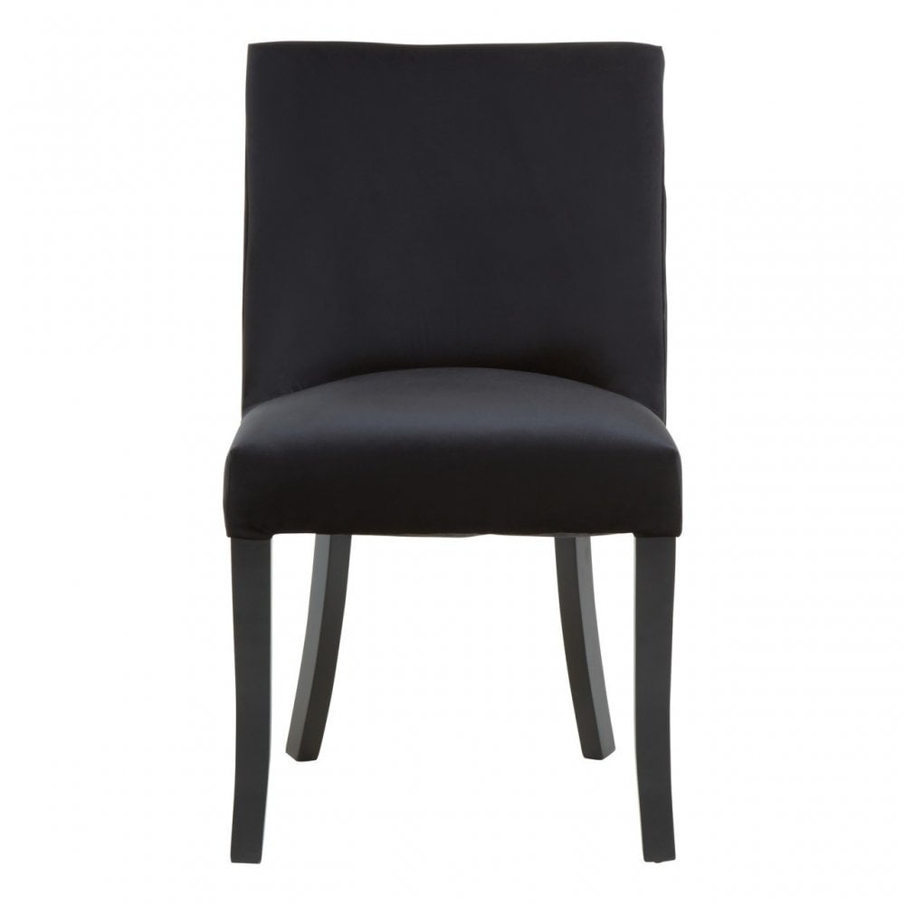 Fifty Five South Black Velvet Dining Chair