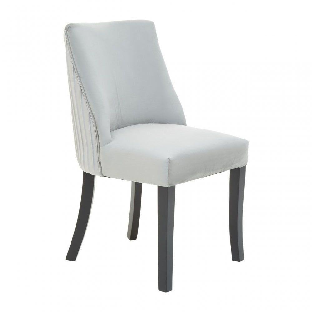 Fifty Five South Grey Velvet Dining Chair