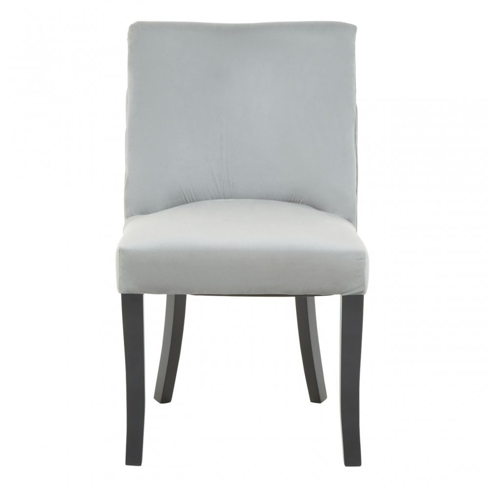 Fifty Five South Grey Velvet Dining Chair