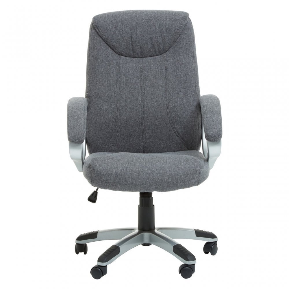 Grey Home Office Chair With Grey Arms, Grey