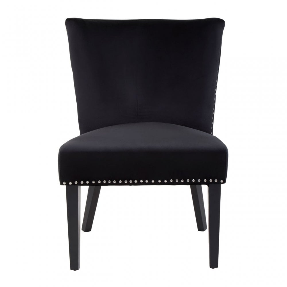 Kensington Townhouse Black Winged Dining Chair