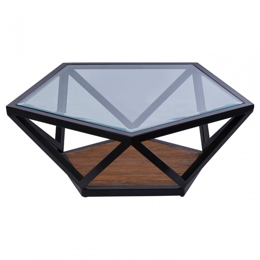 Pentagon Coffee Table, Black