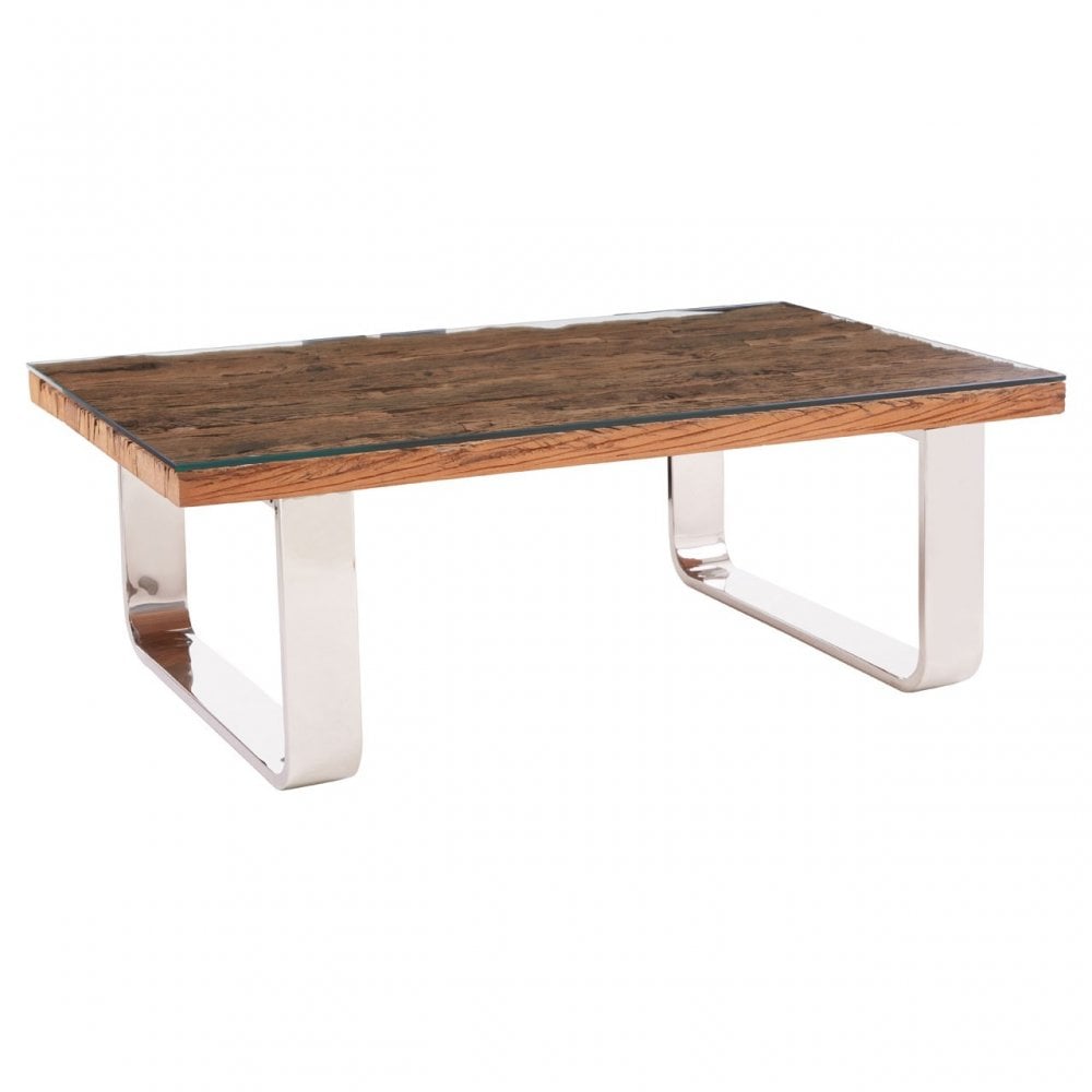 Kerala Natural U-Shaped Base Coffee Table